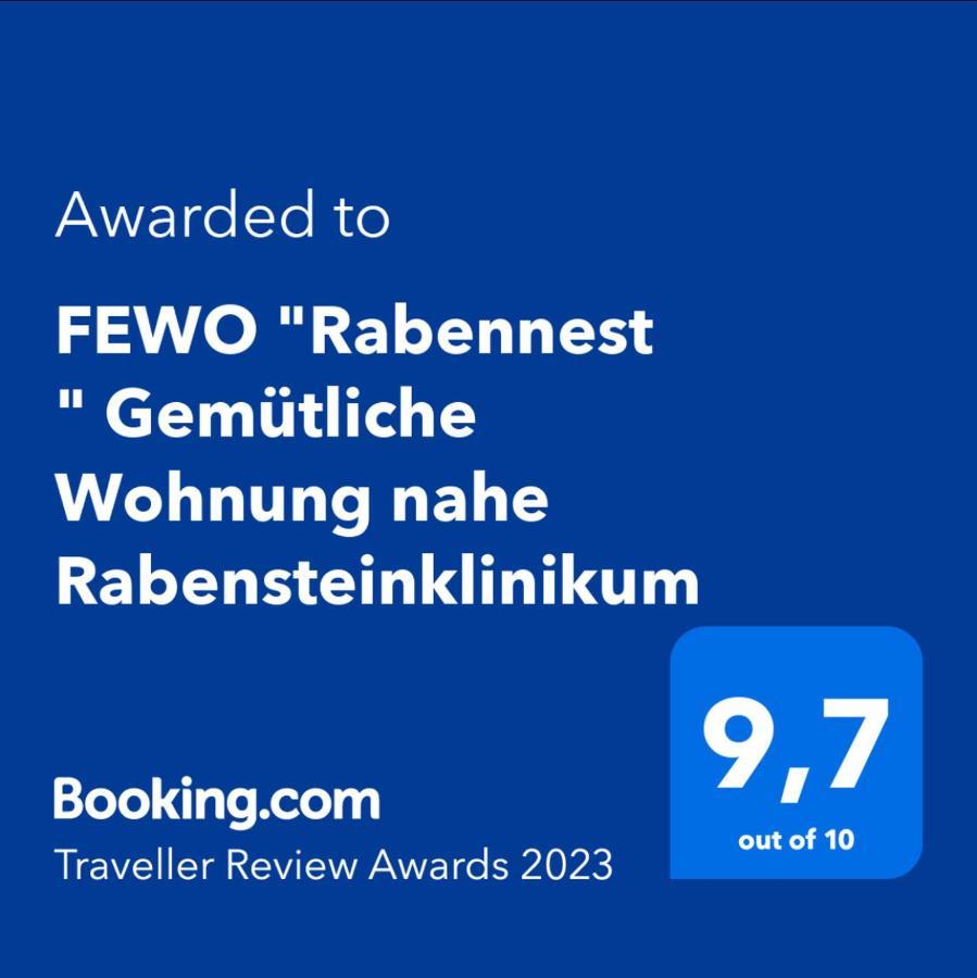 Rabennest: Cozy Near Rabenstein Clinic Apartment